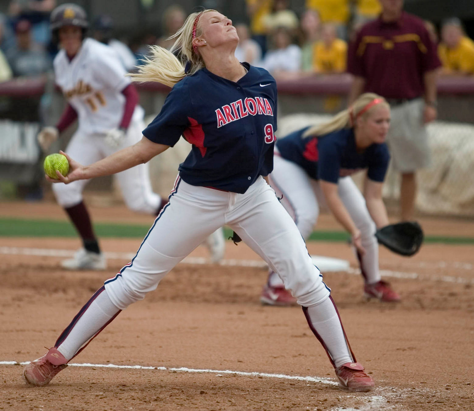 University of Arizona pitcher Taryne Mowatt